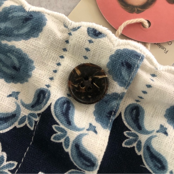 Agua Bendita X Target Womens Coral Tile Print Button-Front Tank Top, XXL NWT - Picture 6 of 9